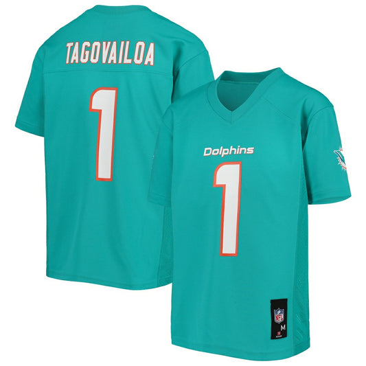 Tua Tagovailoa Miami Dolphins Youth Replica Player Jersey - Aqua for sale | NFL Jerseys