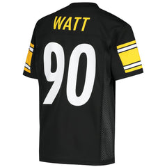 T.J. Watt Pittsburgh Steelers Youth Replica Player Jersey Black - NFL