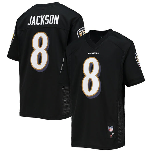 Lamar Jackson Baltimore Ravens Youth Replica Player Jersey - Black for sale | NFL Jerseys