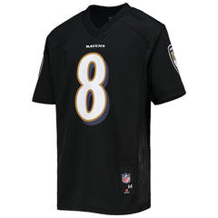 Lamar Jackson Baltimore Ravens Youth Replica Player Jersey Black - NFL