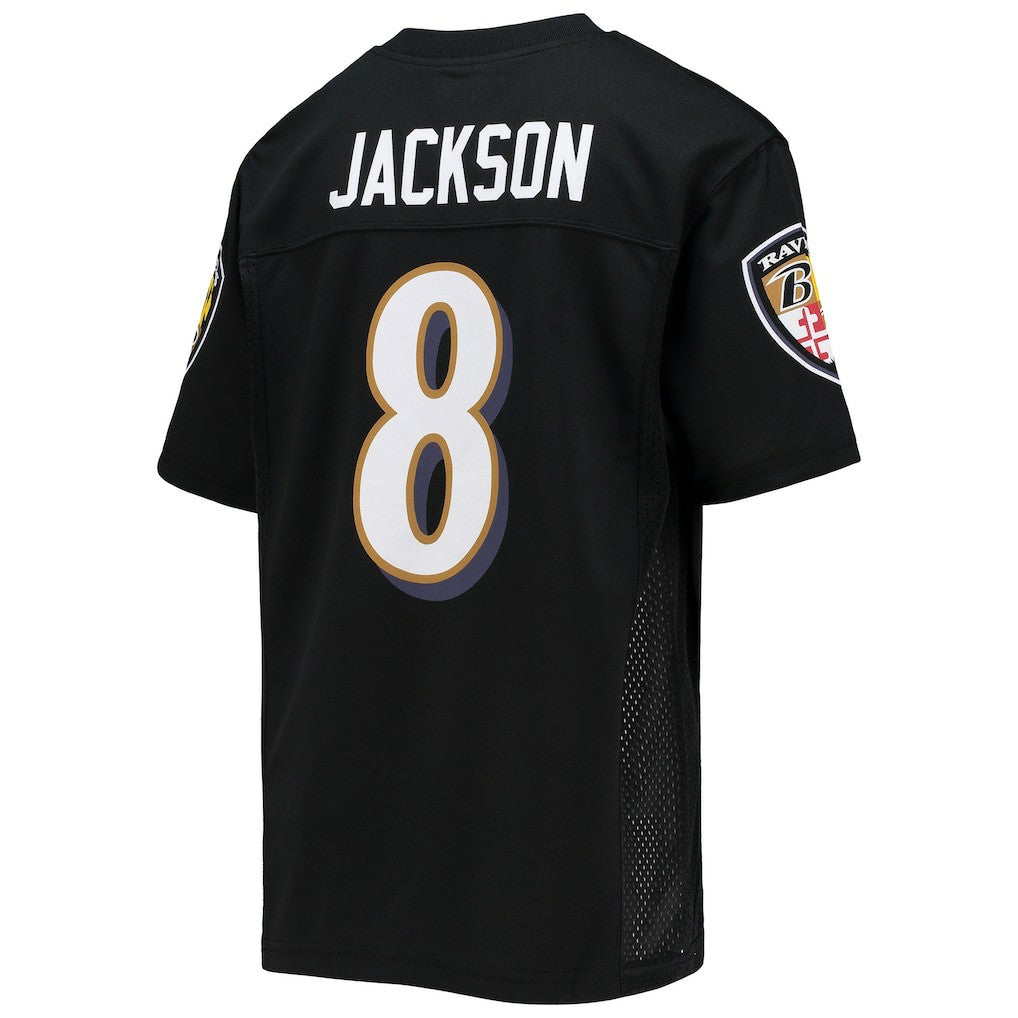 Lamar Jackson Baltimore Ravens Youth Replica Player Jersey - Black for sale | NFL Jerseys