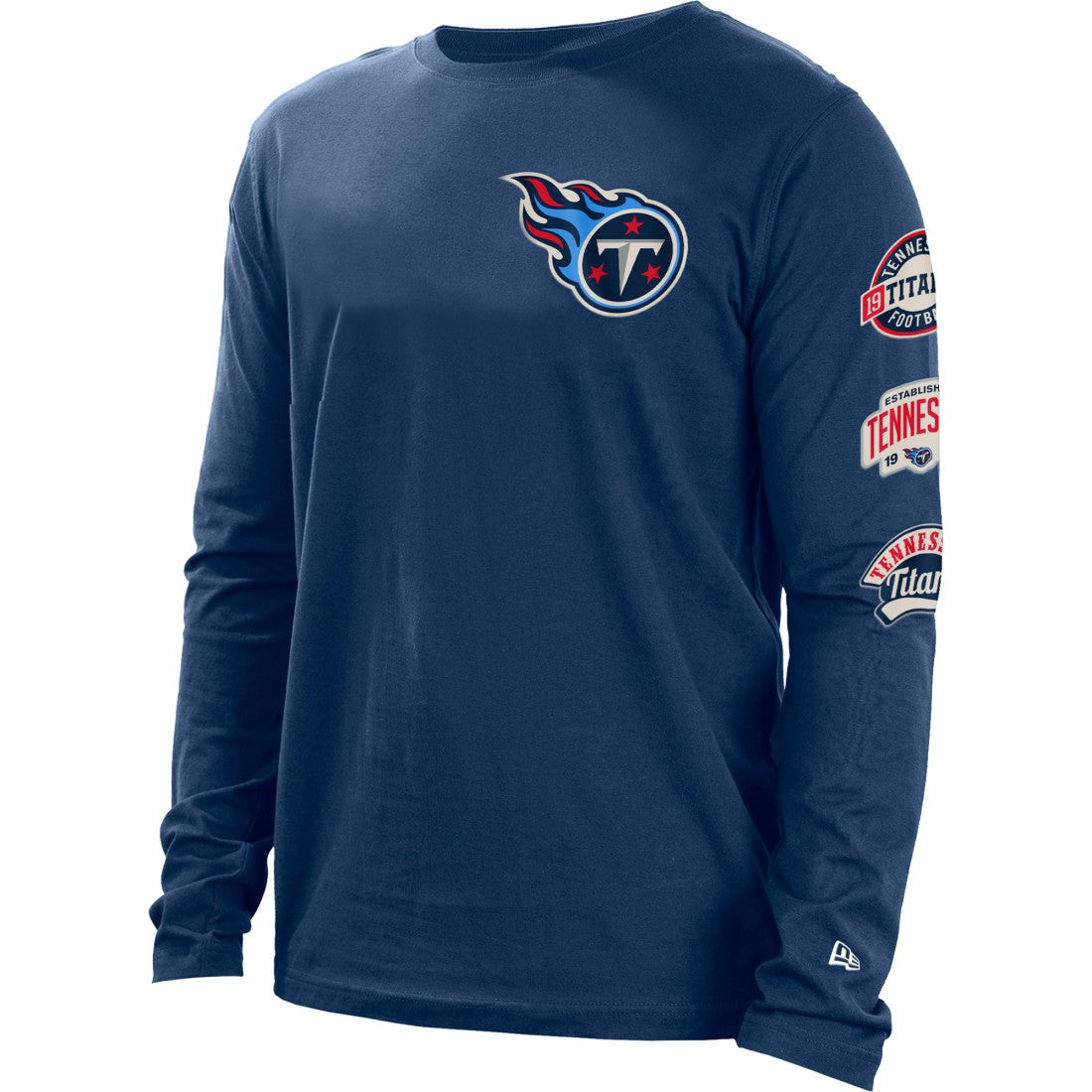 Tennessee Titans New Era Hype 2-Hit Long Sleeve T-Shirt Navy - NFL