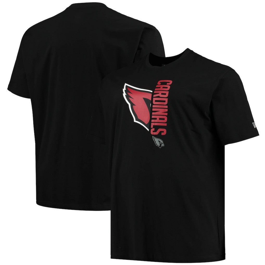 Arizona Cardinals New Era Big & Tall 2-Hit T-Shirt Black - NFL