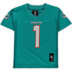 Tua Tagovailoa Miami Dolphins Preschool Replica Player Jersey Aqua - NFL