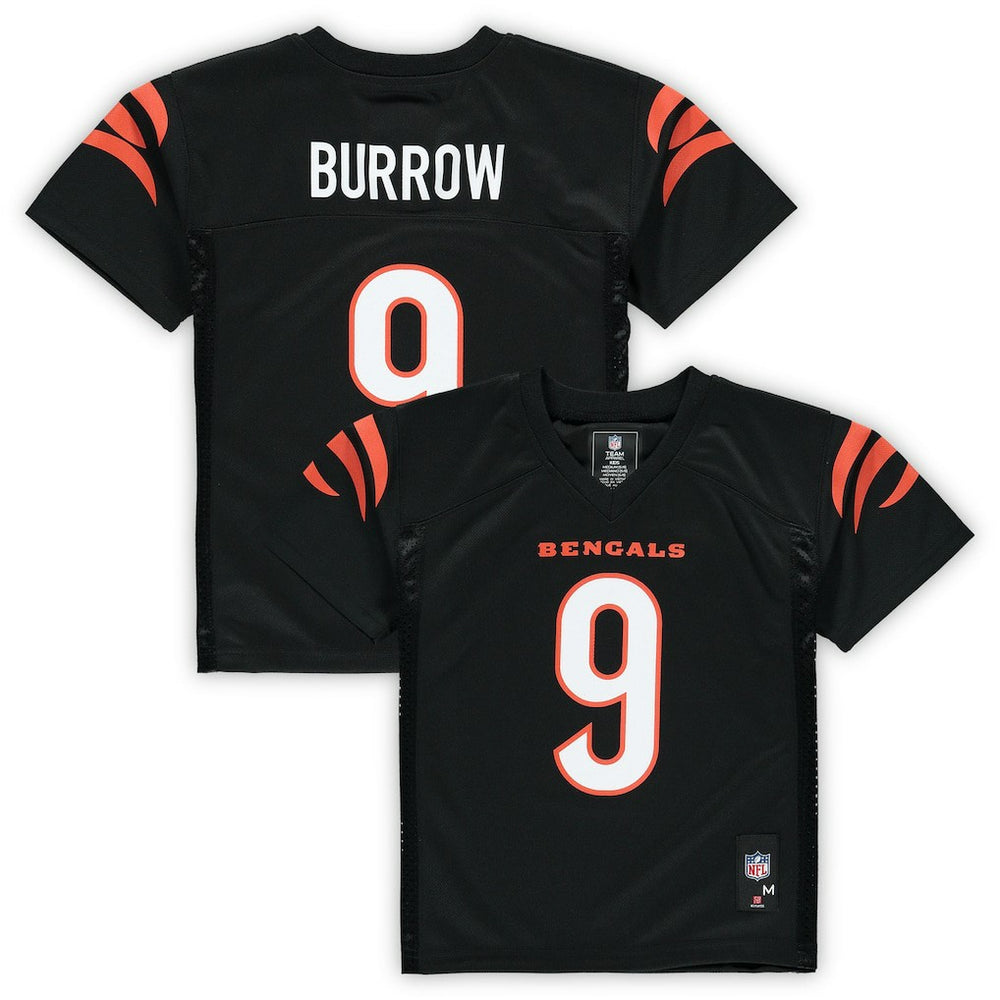 Joe Burrow Cincinnati Bengals Preschool Replica Player Jersey Black - NFL