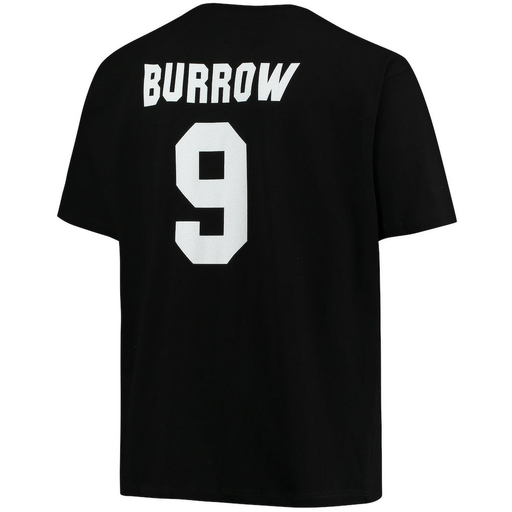 Joe Burrow Cincinnati Bengals Big & Tall Player Name & Number T-Shirt Black - Fanatics
