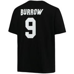 Joe Burrow Cincinnati Bengals Big & Tall Player Name & Number T-Shirt Black - Fanatics