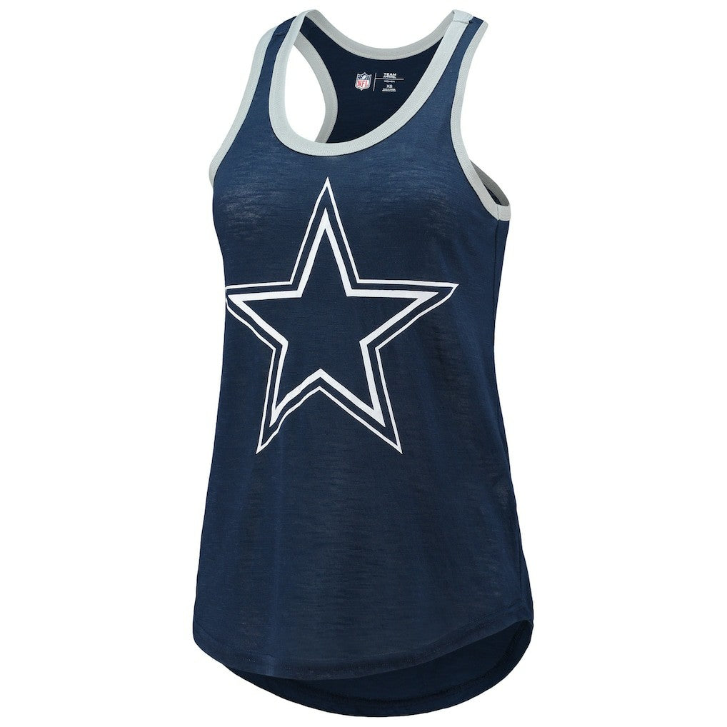 Dallas Cowboys G-III 4Her by Carl Banks Women's Tater Burnout Tank Top Navy - NFL