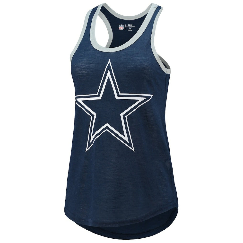 Dallas Cowboys G-III 4Her by Carl Banks Women's Tater Burnout Tank Top Navy - NFL