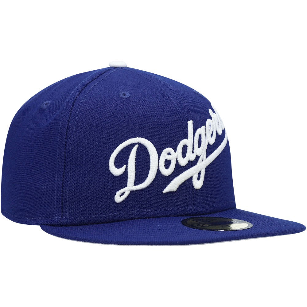 Los Angeles Dodgers New Era White Logo 59FIFTY Fitted Hat Near Me