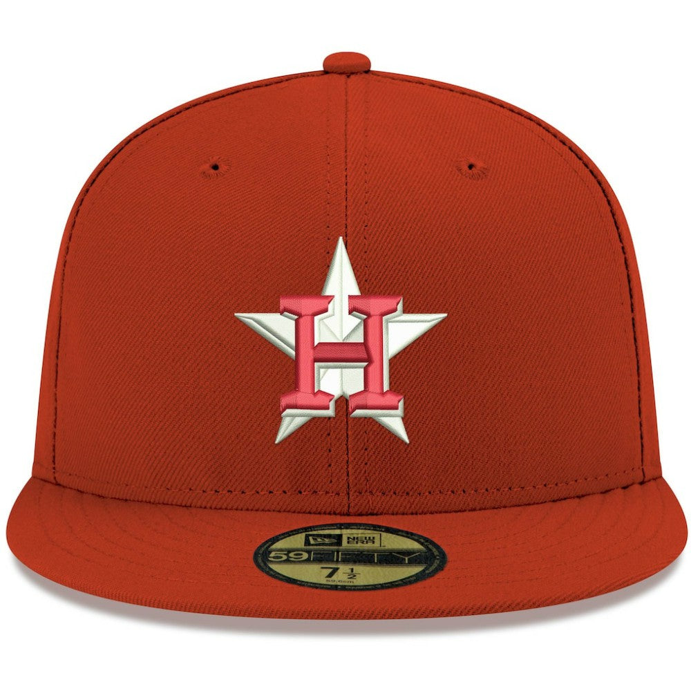 Houston Astros New Era White Logo 59FIFTY Fitted Hat Near Me