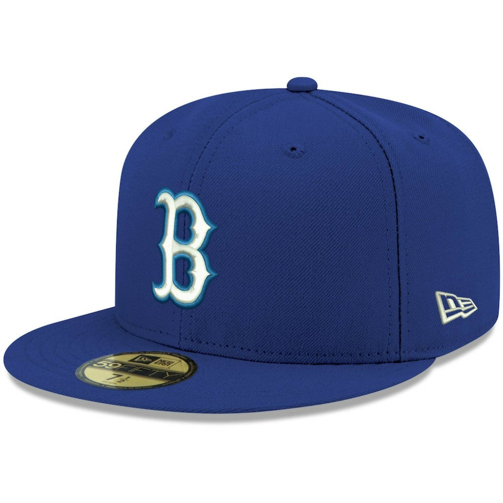 Boston Red Sox New Era White Logo 59FIFTY Fitted Hat Near Me