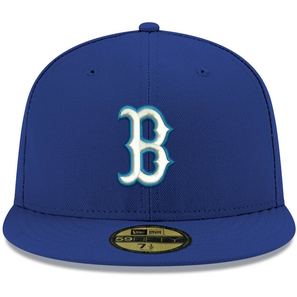 Boston Red Sox New Era White Logo 59FIFTY Fitted Hat Near Me