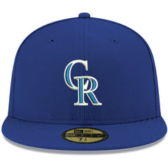 Colorado Rockies New Era White Logo 59FIFTY Fitted Hat On Sale