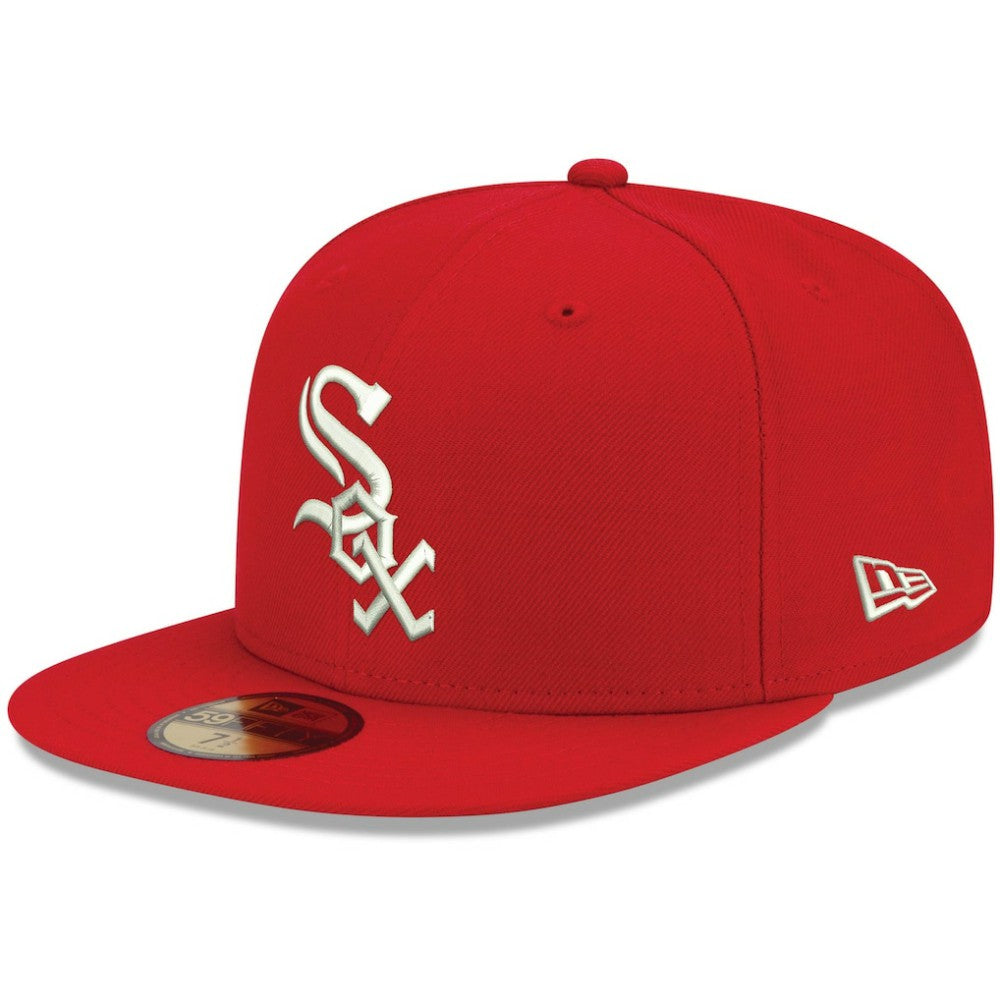 Chicago White Sox New Era White Logo 59FIFTY Fitted Hat On Sale