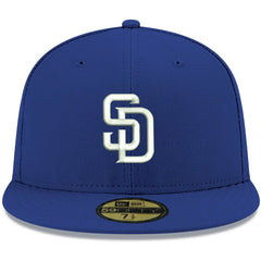 San Diego Padres New Era White Logo 59FIFTY Fitted Hat discount