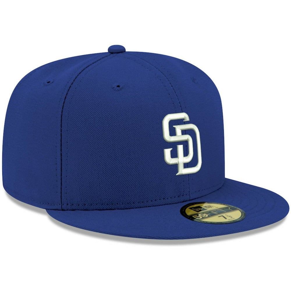 San Diego Padres New Era White Logo 59FIFTY Fitted Hat discount