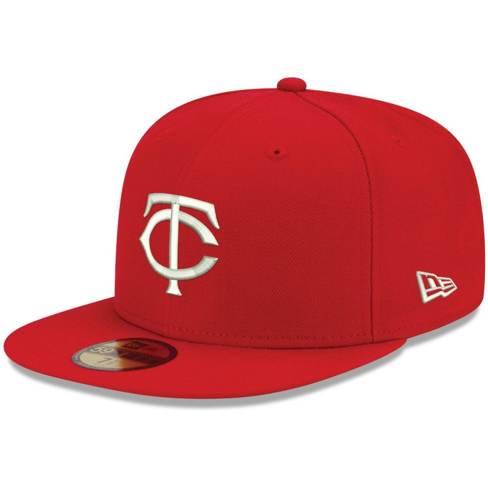 Minnesota Twins New Era White Logo 59FIFTY Fitted Hat Online