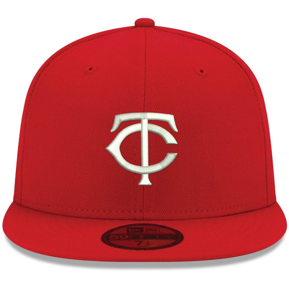 Minnesota Twins New Era White Logo 59FIFTY Fitted Hat Online