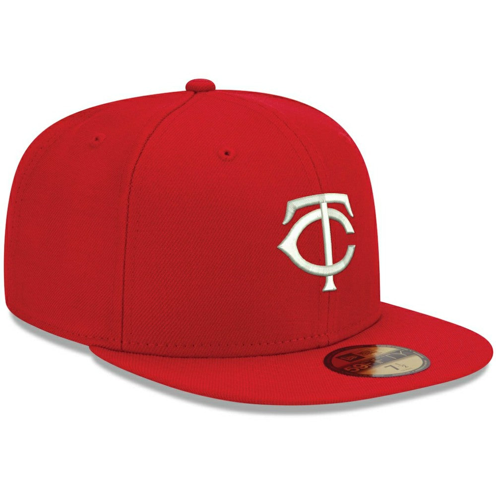 Minnesota Twins New Era White Logo 59FIFTY Fitted Hat Online