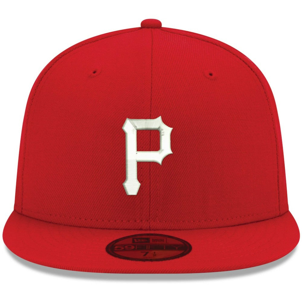 Pittsburgh Pirates New Era White Logo 59FIFTY Fitted Hat Sale