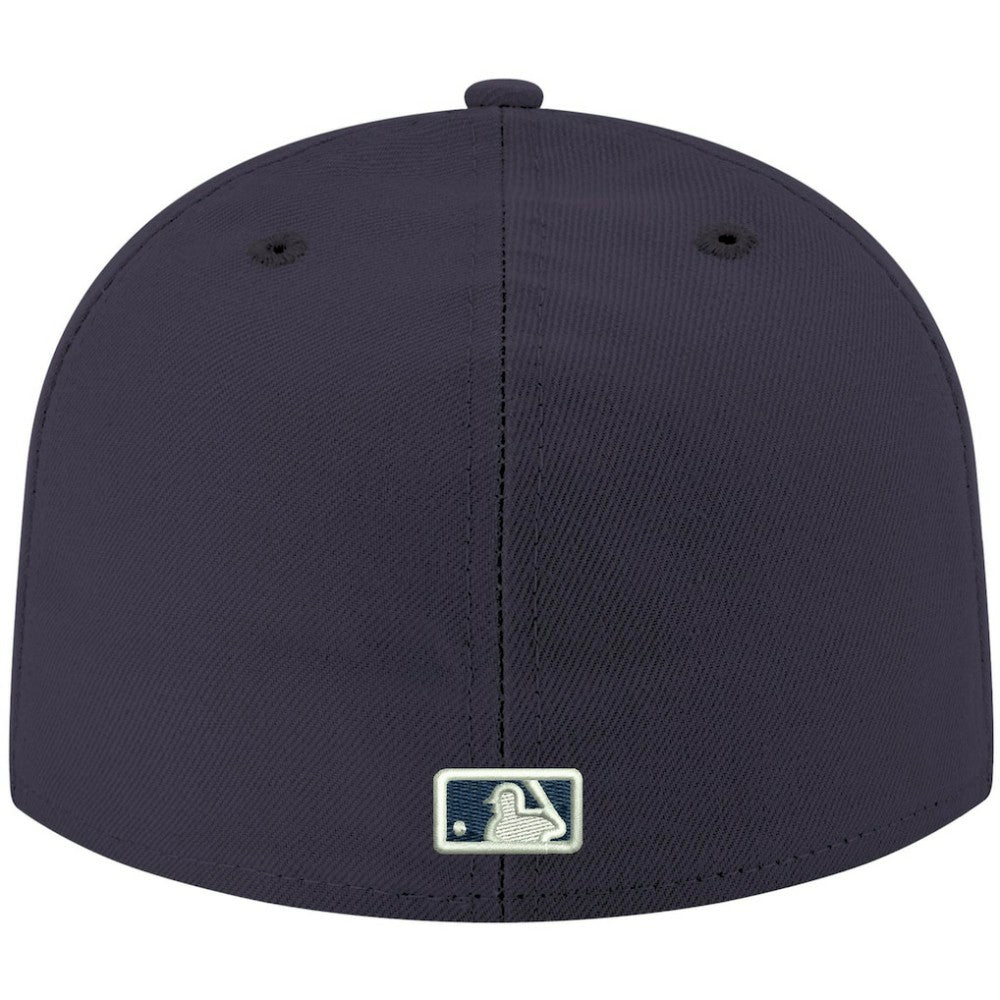 Texas Rangers New Era White Logo 59FIFTY Fitted Hat for sale