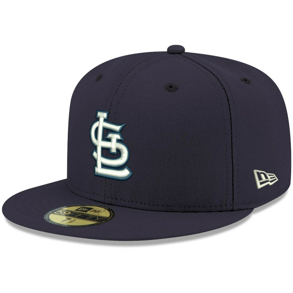 St. Louis Cardinals New Era White Logo 59FIFTY Fitted Hat Sale