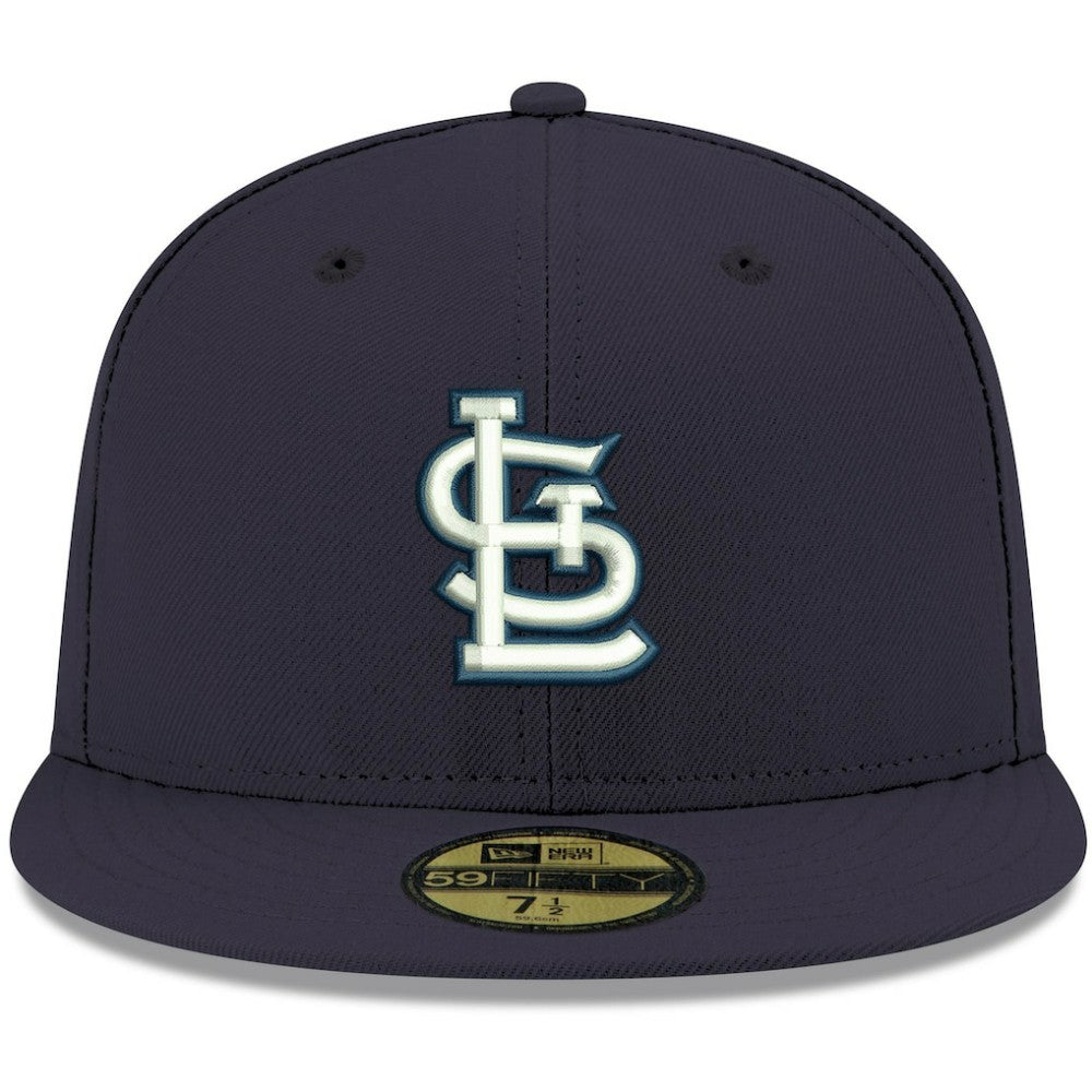 St. Louis Cardinals New Era White Logo 59FIFTY Fitted Hat Sale