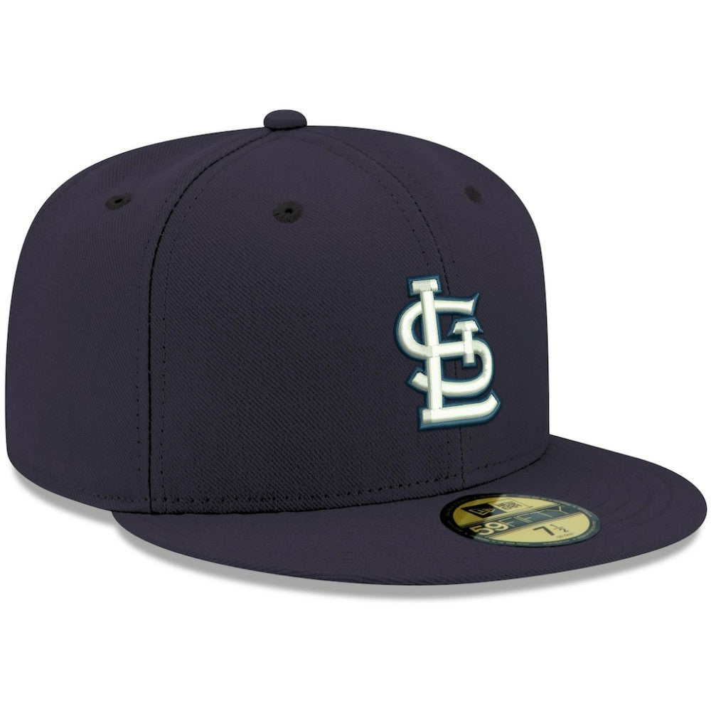 St. Louis Cardinals New Era White Logo 59FIFTY Fitted Hat Sale