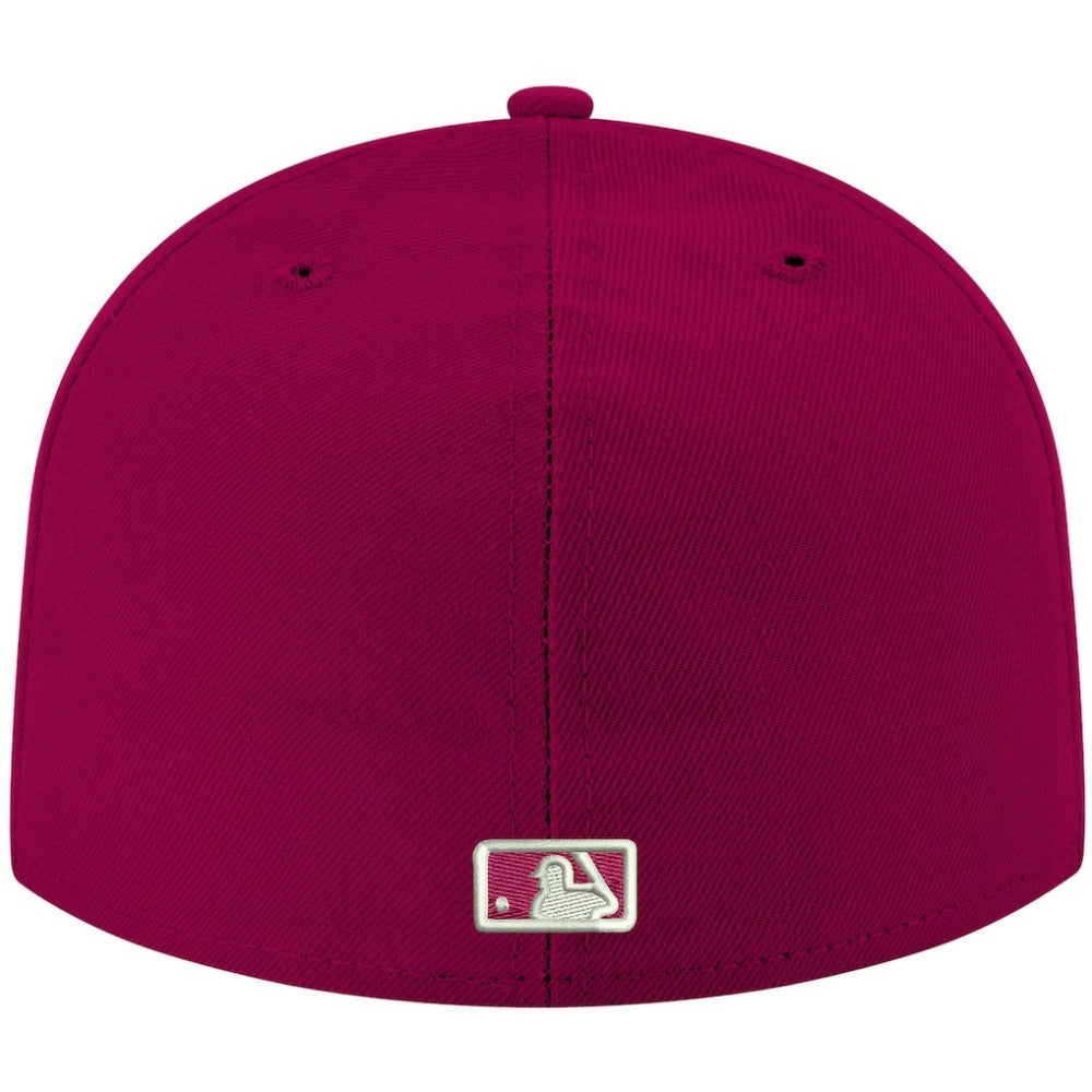 Chicago Cubs New Era White Logo 59FIFTY Fitted Hat Near Me
