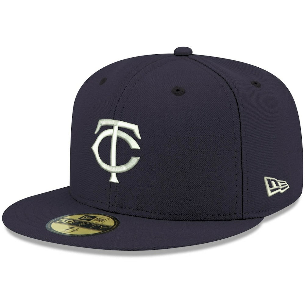 Minnesota Twins New Era White Logo 59FIFTY Fitted Hat Near Me