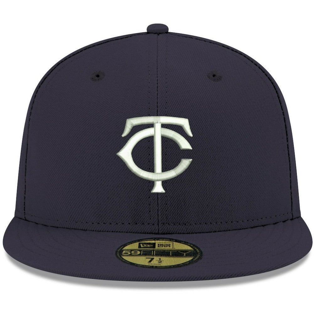 Minnesota Twins New Era White Logo 59FIFTY Fitted Hat Near Me