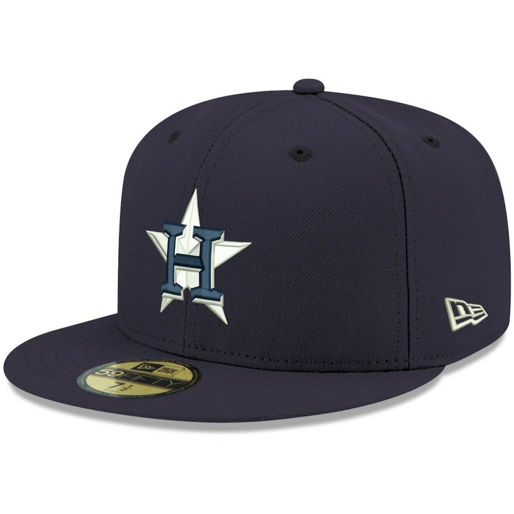 Houston Astros New Era White Logo 59FIFTY Fitted Hat Sale