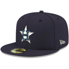 Houston Astros New Era White Logo 59FIFTY Fitted Hat Sale