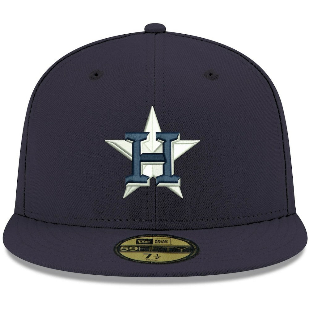 Houston Astros New Era White Logo 59FIFTY Fitted Hat Sale