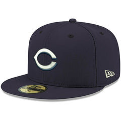 Cincinnati Reds New Era White Logo 59FIFTY Fitted Hat On Sale