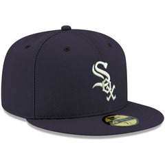 Chicago White Sox New Era White Logo 59FIFTY Fitted Hat discount