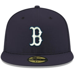 Boston Red Sox New Era White Logo 59FIFTY Fitted Hat On Sale