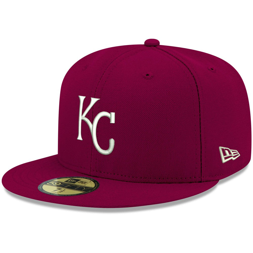 Kansas City Royals New Era White Logo 59FIFTY Fitted Hat Online