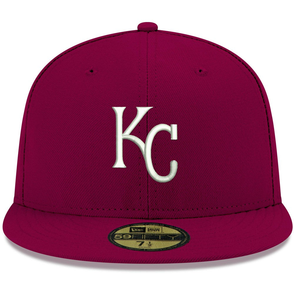 Kansas City Royals New Era White Logo 59FIFTY Fitted Hat Online