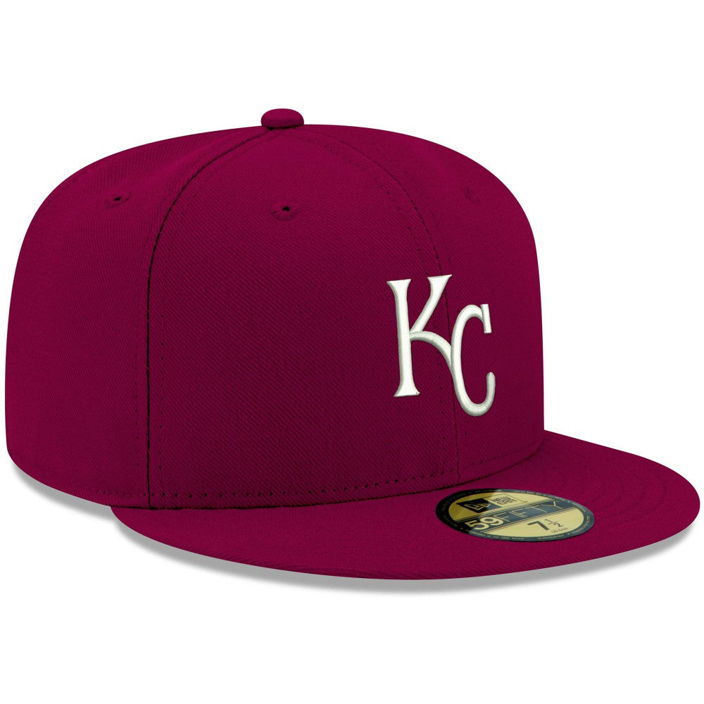 Kansas City Royals New Era White Logo 59FIFTY Fitted Hat Online