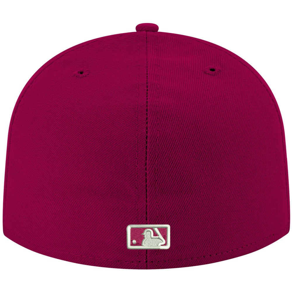New York Mets New Era White Logo 59FIFTY Fitted Hat Sale