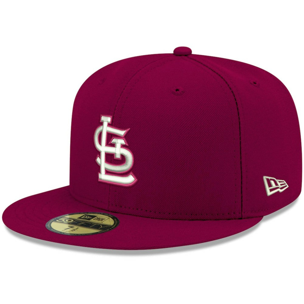 St. Louis Cardinals New Era White Logo 59FIFTY Fitted Hat Online