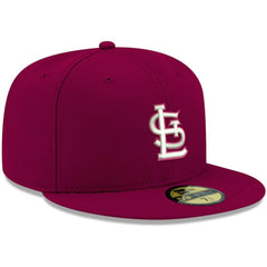 St. Louis Cardinals New Era White Logo 59FIFTY Fitted Hat Online