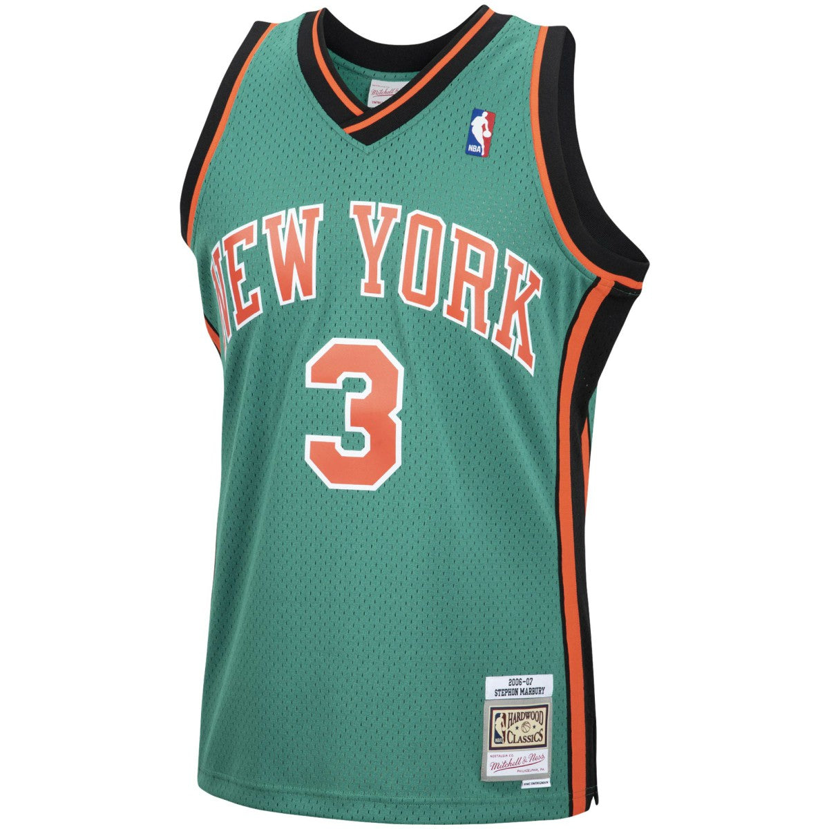 Mitchell & Ness - Stephon Marbury New York Knicks 2006/07 Hardwood Classics Swingman Jersey - Green