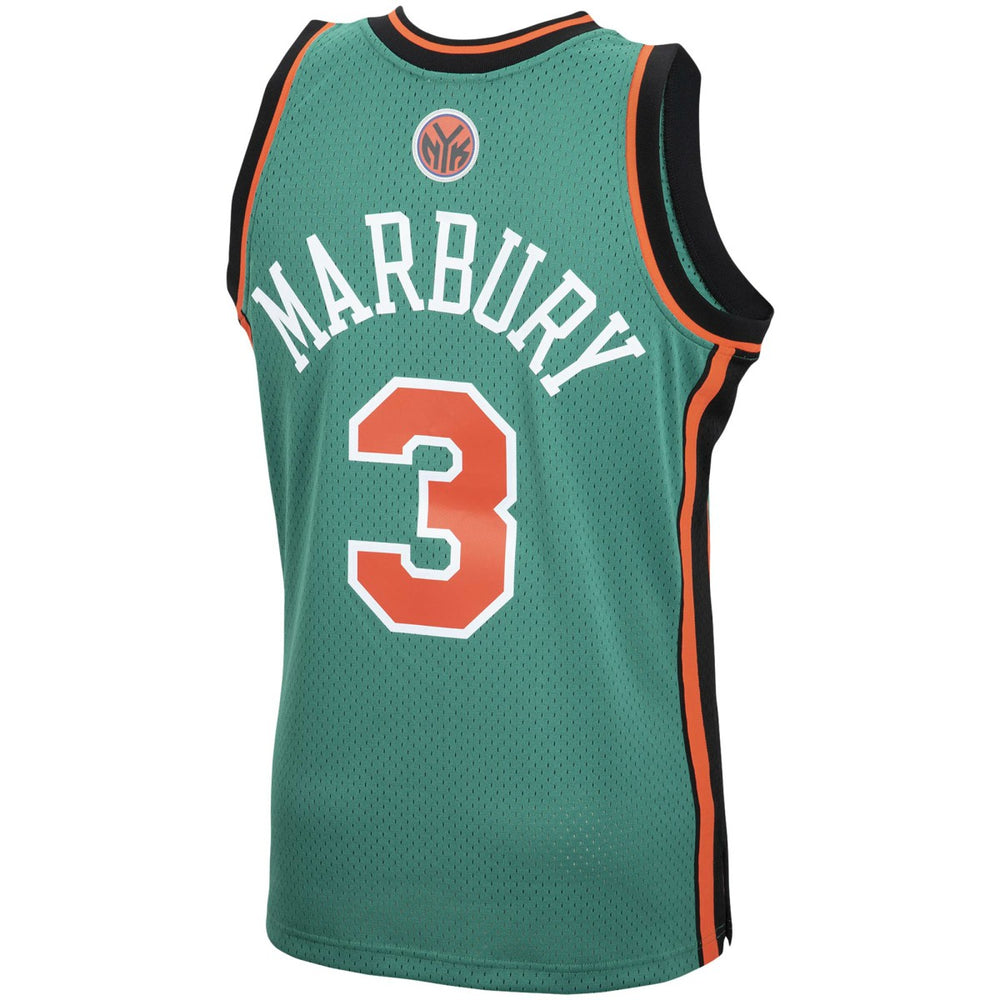 Mitchell & Ness - Stephon Marbury New York Knicks 2006/07 Hardwood Classics Swingman Jersey - Green