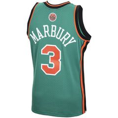 Mitchell & Ness - Stephon Marbury New York Knicks 2006/07 Hardwood Classics Swingman Jersey - Green