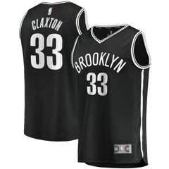 Fanatics - Nicolas Claxton Brooklyn Nets Fast Break Replica Jersey - Icon Edition - Black