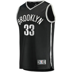 Fanatics - Nicolas Claxton Brooklyn Nets Fast Break Replica Jersey - Icon Edition - Black