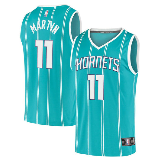 Cody Martin Charlotte Hornets Fast Break Replica Jersey - Icon Edition - Teal | NBA Jerseys
